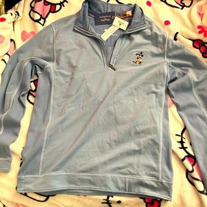 Light blue tommy Bahama pull over!